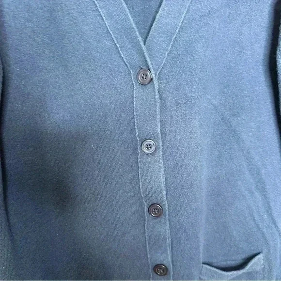 Banana Republic Factory Cardigan Dark Blue Size  Small - Picture 15 of 16